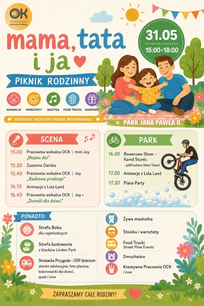 Piknik rodzinny „Mama, tata i ja”