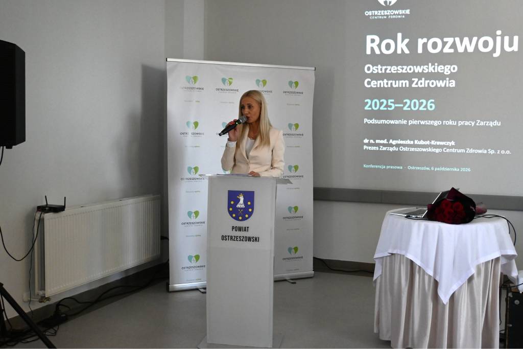 Rok rozwoju OCZ. Otwarcie fizjoterapii ambulatoryjnej